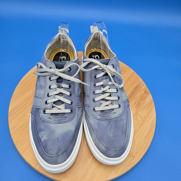 Cole Haan GrandPro Rally Canvas Court Trainers  Blue/Optic White  Men's 10W EUC‎ - Picture 3 of 9